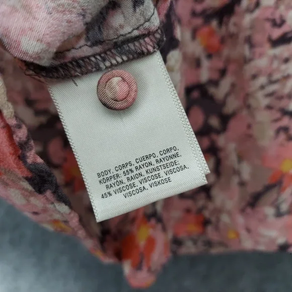 Maeve Top S Cold Shoulder Ruffle Dainty‎ Floral  Lightweight Cottage Boho Garden - Picture 10 of 16